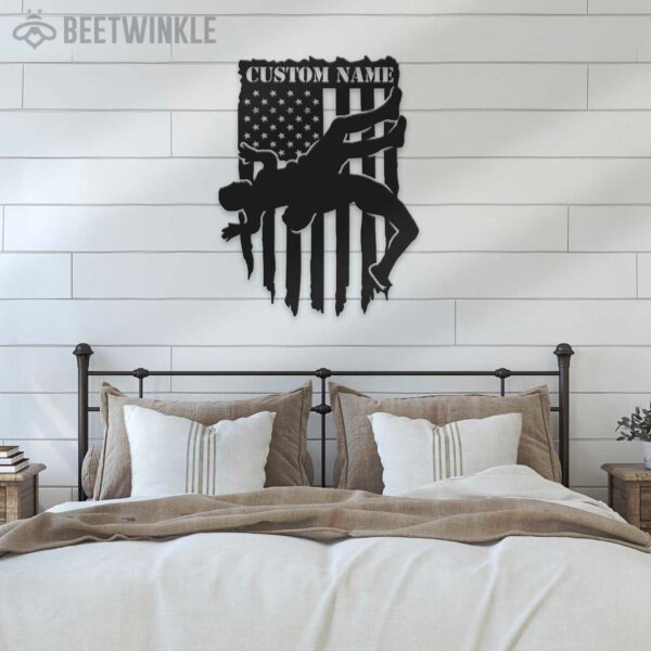 Custom-Wrestling-US-Flag-Metal-Wall-Art-LED-Light-2-1