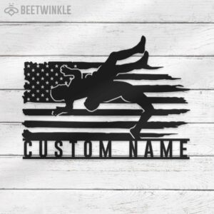 Custom-Wrestling-US-Flag-Metal-Wall-Art-LED-Light-3-2