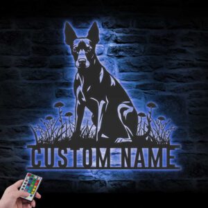 Custom-Xoloitzcuintli-Metal-Wall-Art-LED-Light_1