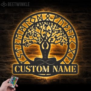 Custom-Yoga-Tree-Of-Life-Metal-Wall-Art-with-LED-Light-2-1