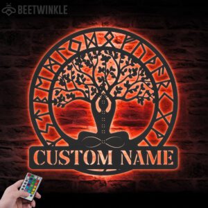 Custom-Yoga-Tree-Of-Life-Metal-Wall-Art-with-LED-Light-3-1