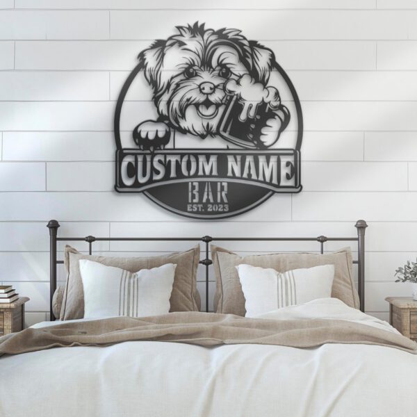 Custom-Yorkshire-Terrier-Thirsty-Beer-Pub-Metal-Wall-Art-LED-Light_7