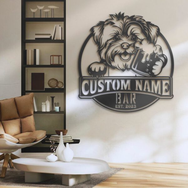 Custom-Yorkshire-Terrier-Thirsty-Beer-Pub-Metal-Wall-Art-LED-Light_8