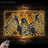 Custom-Zebra-Horse-Metal-Wall-Art-LED-Light-8-1