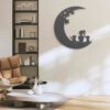 Dog-Girl-Cat-On-The-Moon-Metal-Wall-Art-with-LED-Light-7