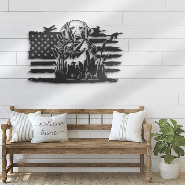 Dog-Hunting-US-Flag-Metal-Wall-Art-LED-Light_1