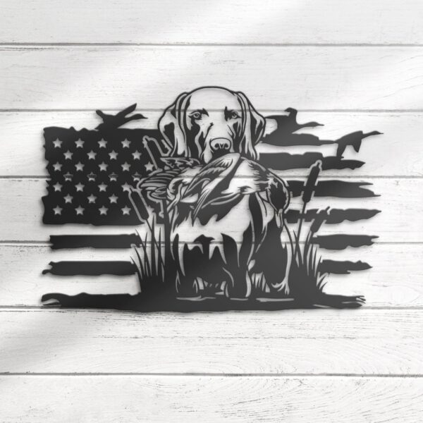 Dog-Hunting-US-Flag-Metal-Wall-Art-LED-Light_5