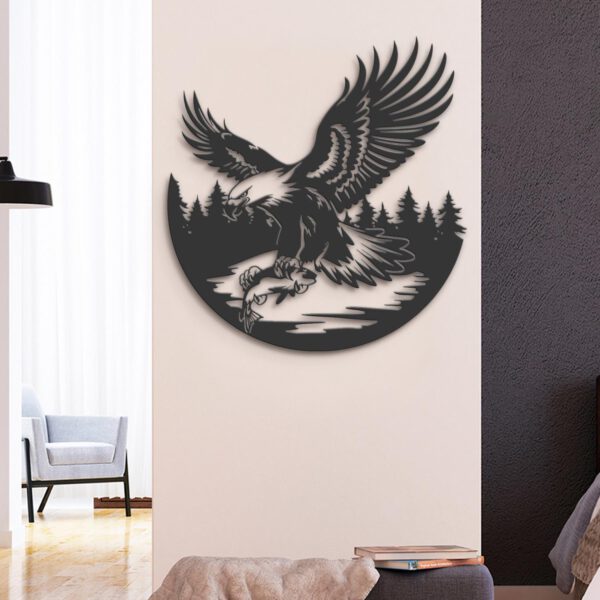 Eagle-Metal-Wall-Art-LED-Light-7