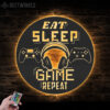 Eat-Sleep-Game-Repeat-Metal-Wall-Art-LED-Light-5