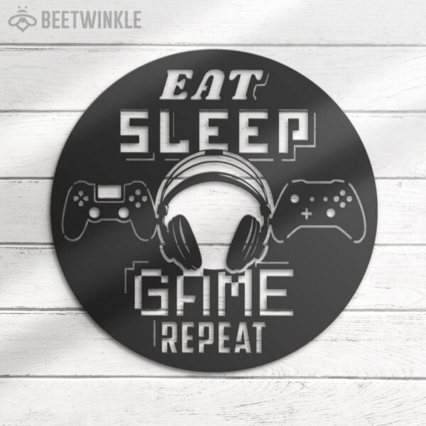 Eat-Sleep-Game-Repeat-Metal-Wall-Art-LED-Light