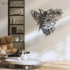 Floral-Bee-Metal-Wall-Art-LED-Light-7