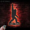 Funny-Bigfoot-I-Hate-People-Metal-Wall-Art-LED-Light-4