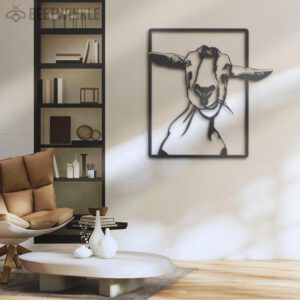 Funny-Goat-Farmhouse-Metal-Wall-Art-LED-Light-2-1