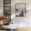 Funny-Pig-Farmhouse-Metal-Wall-Art-LED-Light