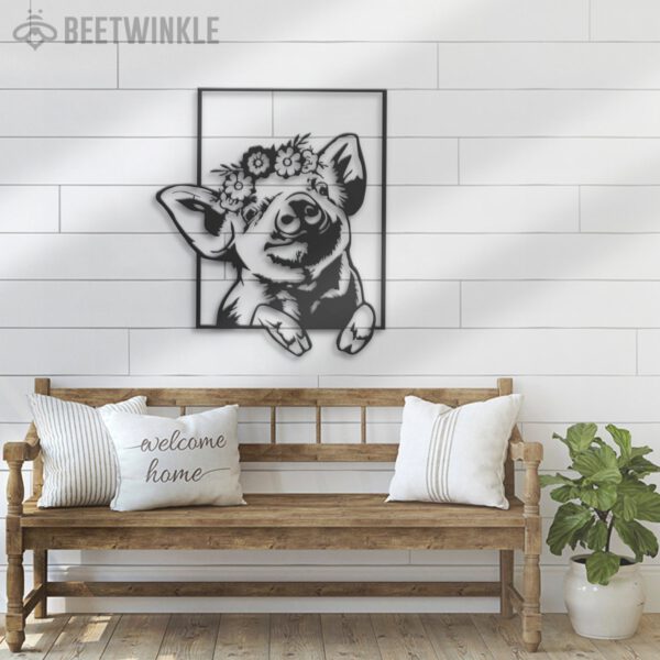 Funny-Pig-Farmhouse-Metal-Wall-Art-LED-Light-8-1