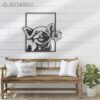 Funny-Pig-Farmhouse-Metal-Wall-Art-LED-Light-8