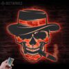 Gangter-Sugar-Skull-Cigar-Metal-Wall-Art-LED-Light-8