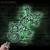 Gecko-Metal-Wall-Art-LED-Light-4