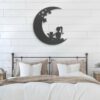 Girl-And-Cat-Angle-Wing-On-The-Moon-Metal-Wall-Art-with-LED-Light-2