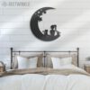 Girl-And-Cat-On-The-Moon-Metal-Wall-Art-with-LED-Light