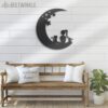 Girl-And-Cat-On-The-Moon-Metal-Wall-Art-with-LED-Light-2