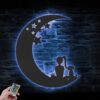 Girl-And-Dog-On-The-Moon-Metal-Wall-Art-with-LED-Light-6-1