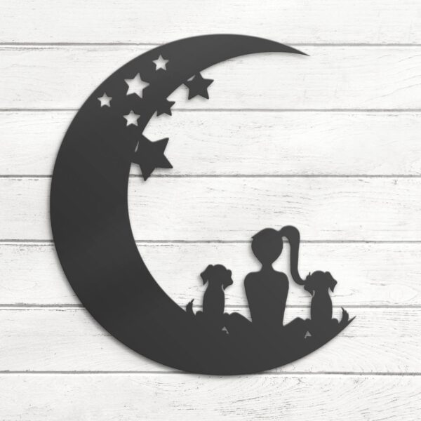 Girl-And-Dog-On-The-Moon-Metal-Wall-Art-with-LED-Light-7