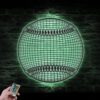 Girl-Baseball-Ball-Metal-Wall-Art-LED-Light-8-1