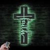 God-Faith-Cross-Metal-Wall-Art-LED-Light-3