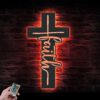 God-Faith-Cross-Metal-Wall-Art-LED-Light-8