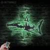 Great-White-Shark-Metal-Wall-Art-LED-Light-7