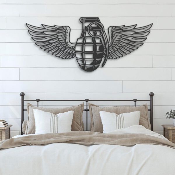 Grenade-Wings-Metal-Wall-Art-LED-Light-5