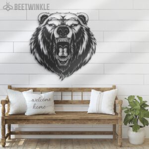 Grizzly-Bear-Metal-Wall-Art-LED-Light-2-1