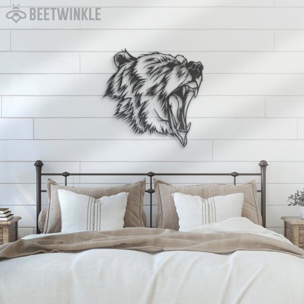 Grizzly-Bear-Metal-Wall-Art-LED-Light-5-3