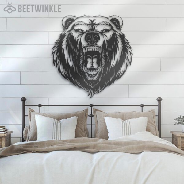 Grizzly-Bear-Metal-Wall-Art-LED-Light-8-1