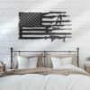 Gun-American-Flag-Metal-Wall-Art-LED-Light-3