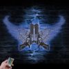 Gun-With-Wings-Metal-Wall-Art-LED-Light-4