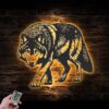 Halloween-Wolf-Metal-Wall-Art-LED-Light-5