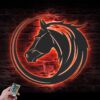 Head-Horse-Circle-Metal-Wall-Art-LED-Light