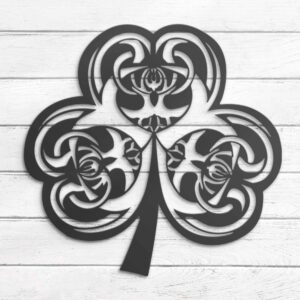 Heart-Celtic-Knot-Shamrock-Metal-Wall-Art-LED-Light-3-1