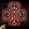 Heart-Celtic-Knot-Shamrock-Metal-Wall-Art-LED-Light-4