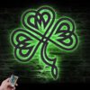 Heart-Celtic-Knot-Shamrock-Metal-Wall-Art-LED-Light-4-2