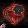 Heart-Shamrock-Metal-Wall-Art-LED-Light-4