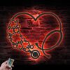 Heart-Stethoscope-Shamrock-Metal-Wall-Art-LED-Light