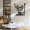 Highland-Cow-Farmhouse-Metal-Wall-Art-LED-Light