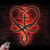 Infinity-Cross-Heart-Metal-Wall-Art-LED-Light-6