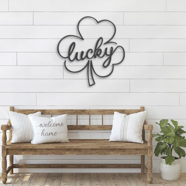 Lucky-Shamrock-Metal-Wall-Art-LED-Light-3-1