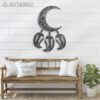 Moon-Dream-Catcher-Metal-Wall-Art-LED-Light-7