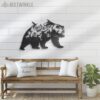 Mountain-Bear-Metal-Wall-Art-LED-Light-8