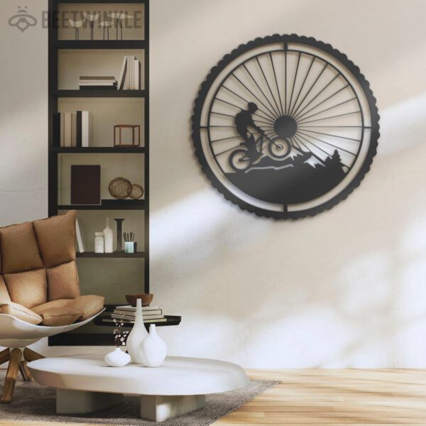 Mountain-Bike-Metal-Wall-Art-LED-Light-4